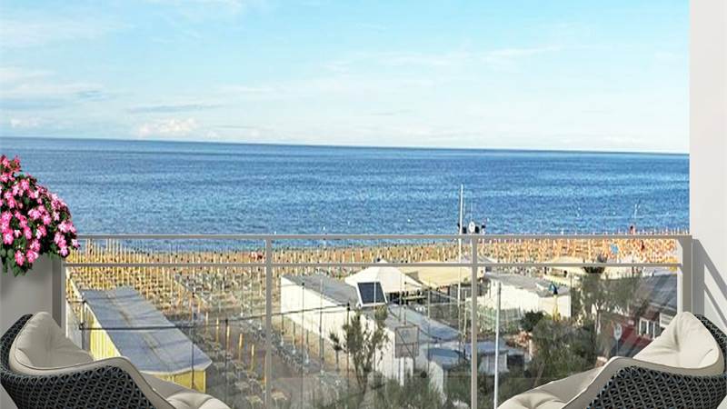 Viale Trieste vista mare Esclusivo Appartamento Trilocale mq.85